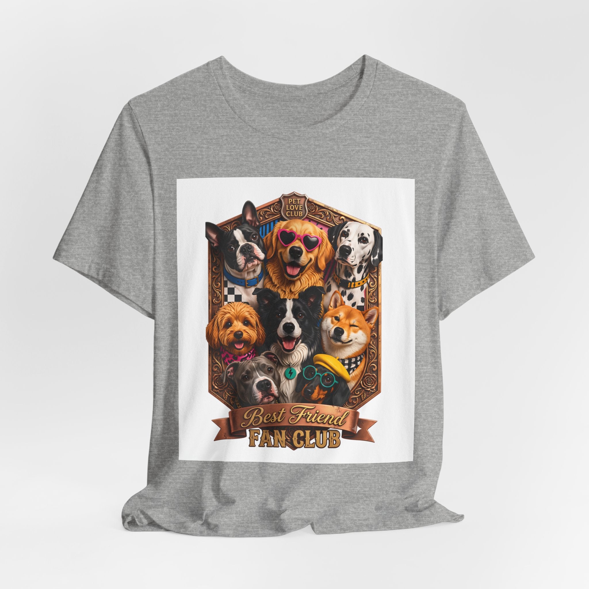 Dog Lover T‑Shirt - "Best Friends Fan Club" Graphic Tee