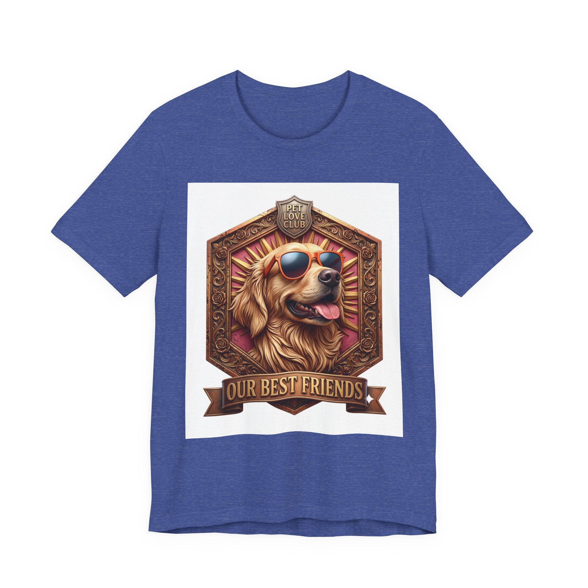 Dog T-Shirt — 'Our Best Friends' Golden Retriever Graphic Tee