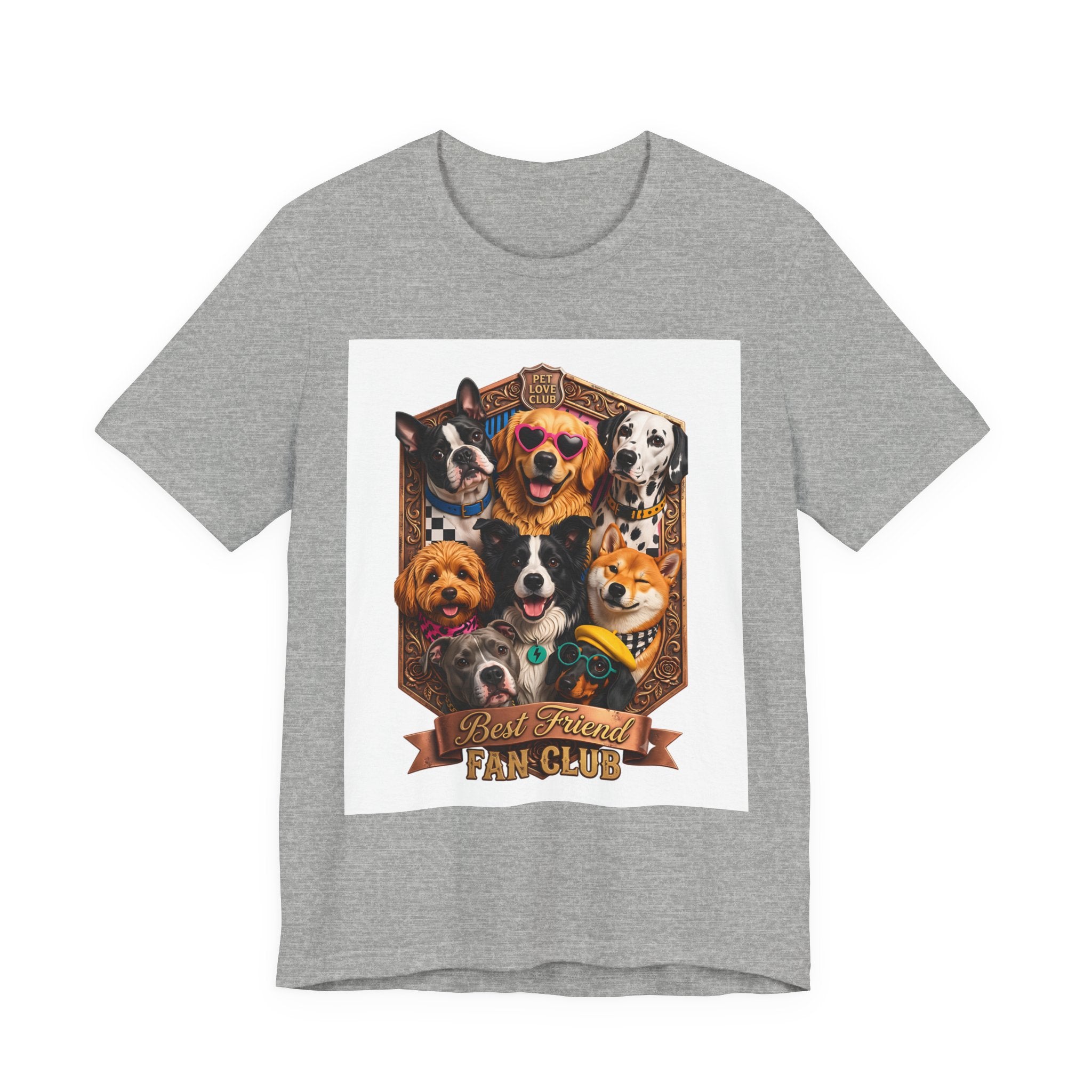 Dog Lover T‑Shirt - "Best Friends Fan Club" Graphic Tee