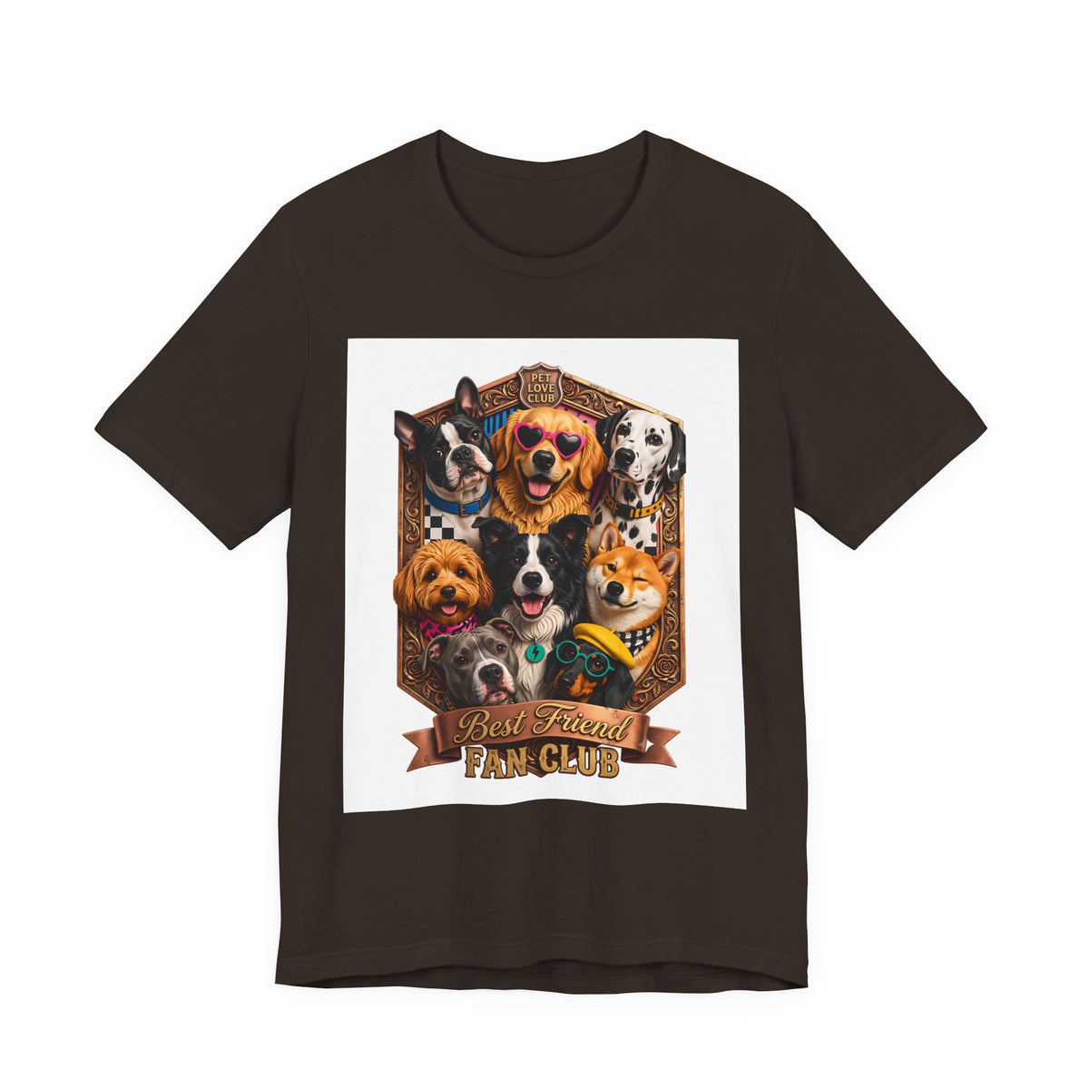 Dog Lover T‑Shirt - "Best Friends Fan Club" Graphic Tee