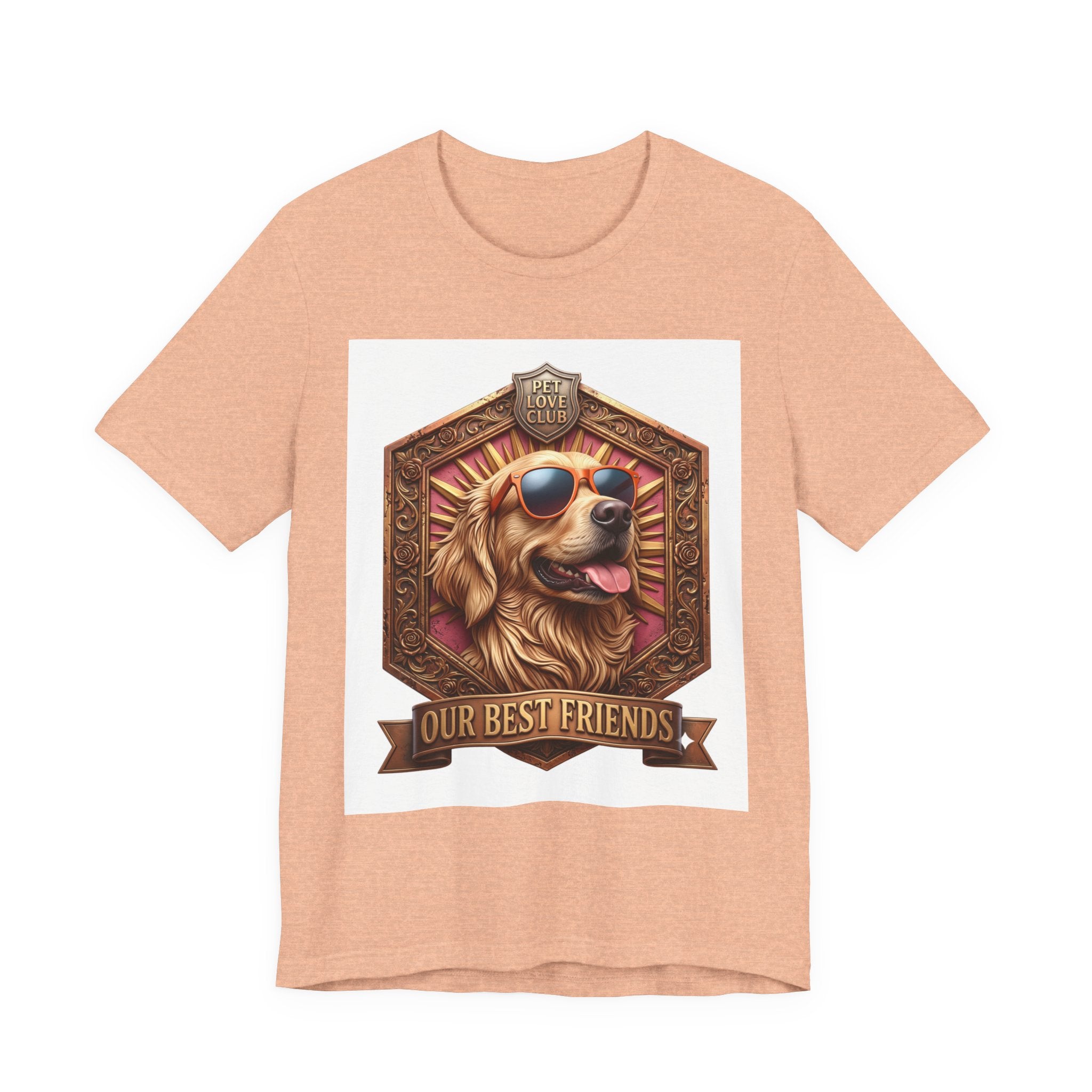Dog T-Shirt — 'Our Best Friends' Golden Retriever Graphic Tee