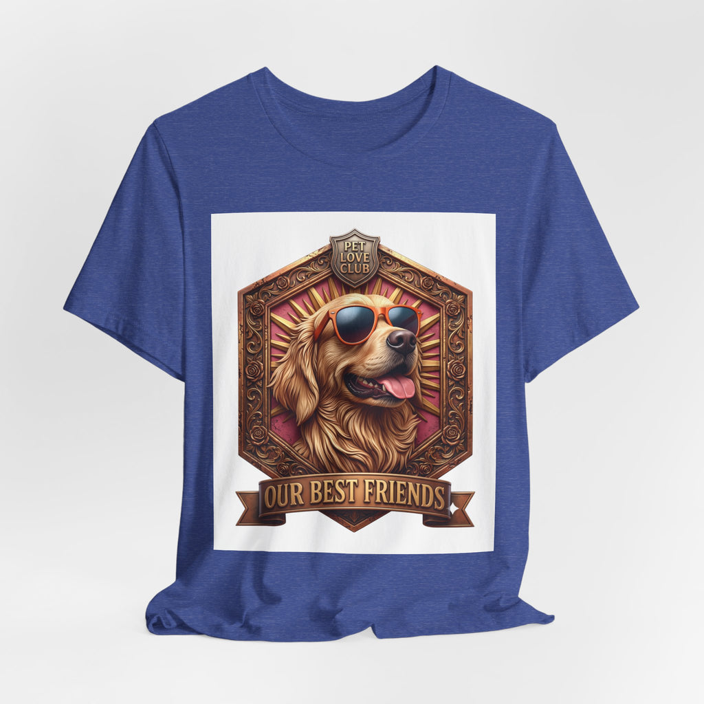 Dog T-Shirt — 'Our Best Friends' Golden Retriever Graphic Tee