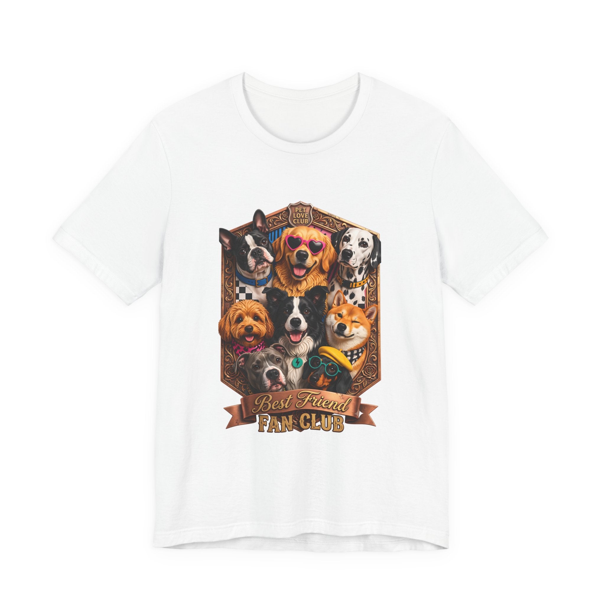 Dog Lover T‑Shirt - "Best Friends Fan Club" Graphic Tee