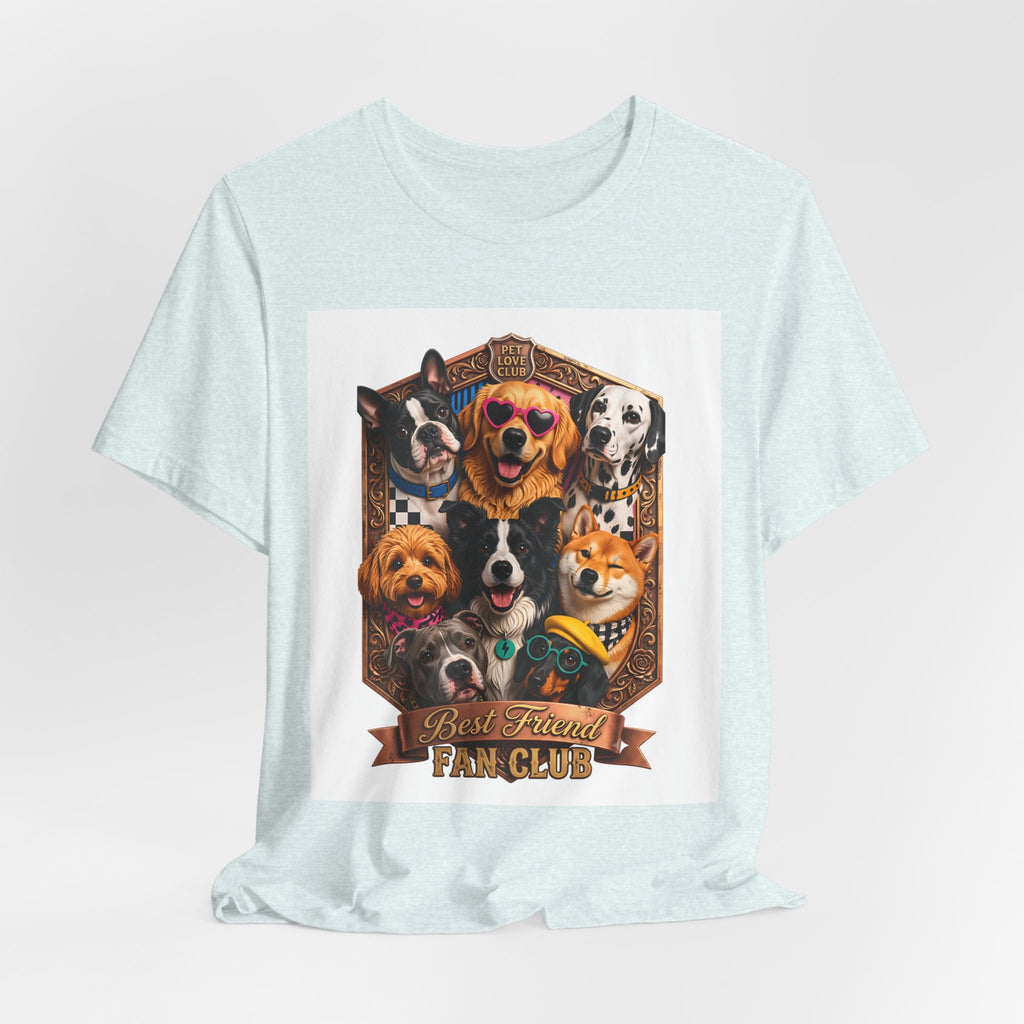 Dog Lover T‑Shirt - "Best Friends Fan Club" Graphic Tee