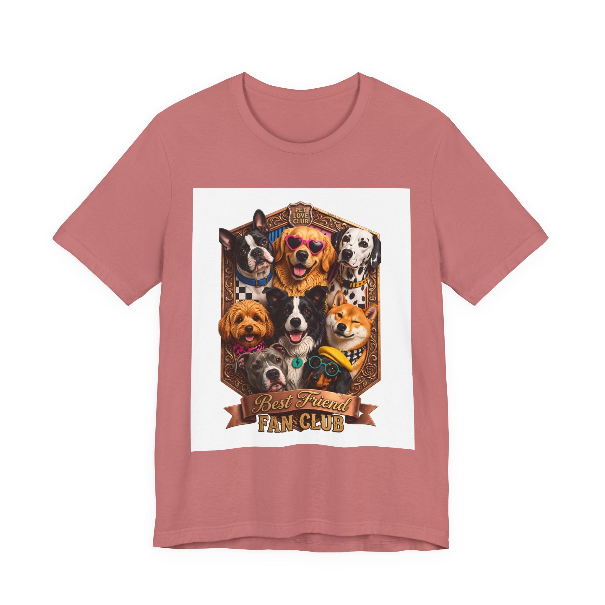 Dog Lover T‑Shirt - "Best Friends Fan Club" Graphic Tee