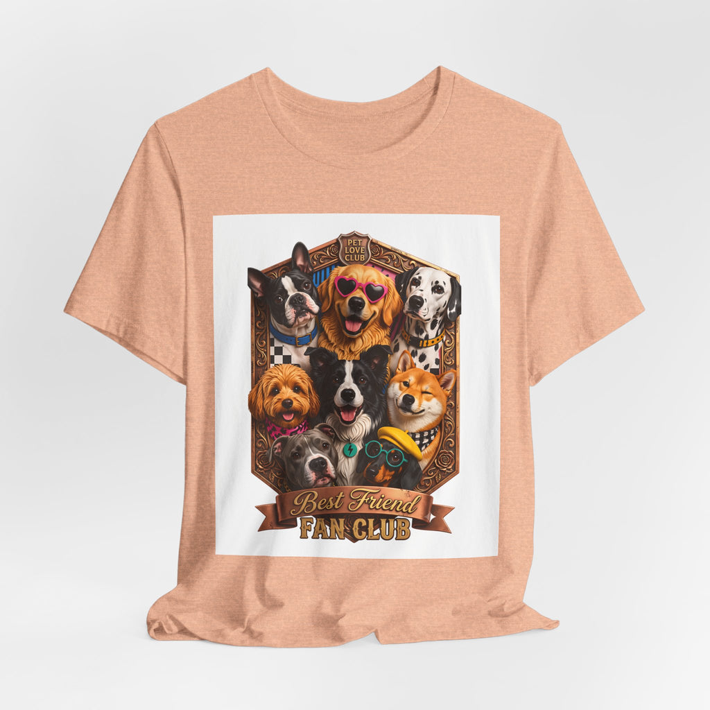Dog Lover T‑Shirt - "Best Friends Fan Club" Graphic Tee