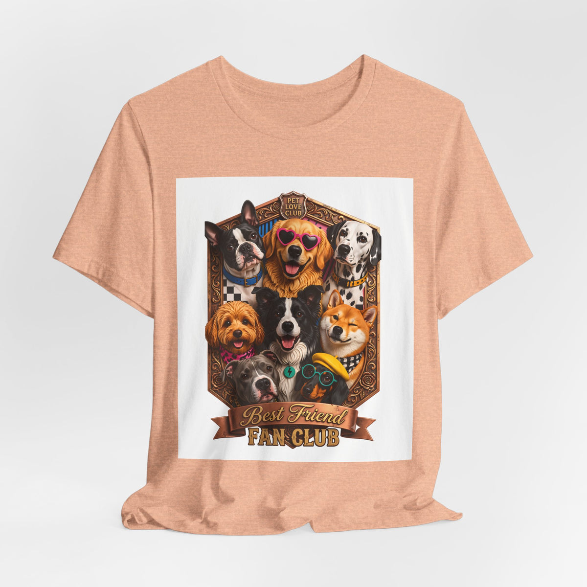 Dog Lover T‑Shirt - "Best Friends Fan Club" Graphic Tee