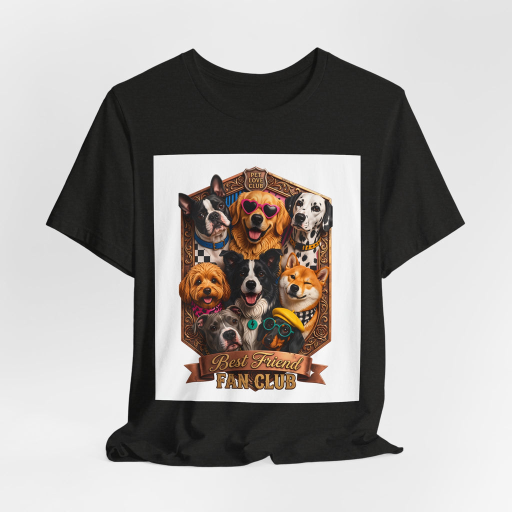 Dog Lover T‑Shirt - "Best Friends Fan Club" Graphic Tee