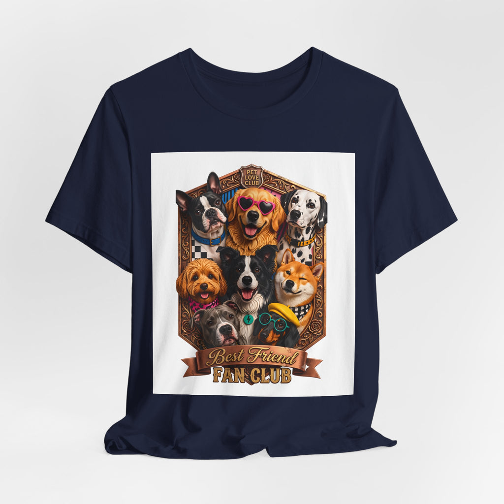 Dog Lover T‑Shirt - "Best Friends Fan Club" Graphic Tee