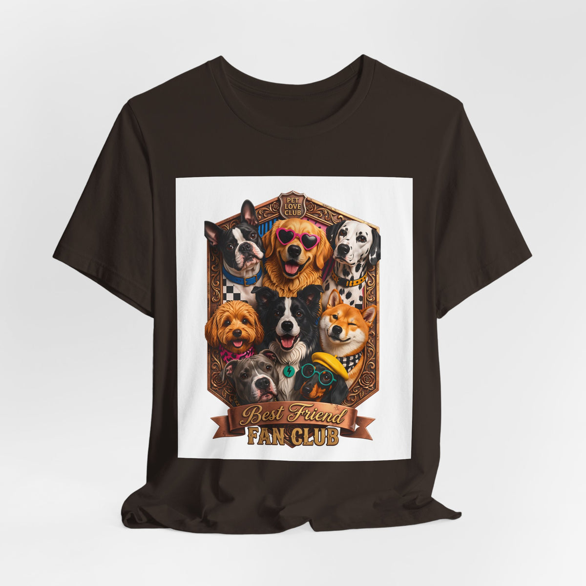 Dog Lover T‑Shirt - "Best Friends Fan Club" Graphic Tee