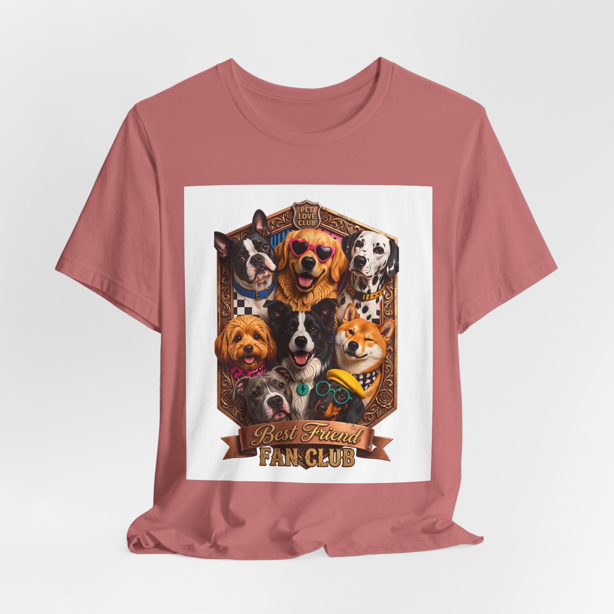 Dog Lover T‑Shirt - "Best Friends Fan Club" Graphic Tee