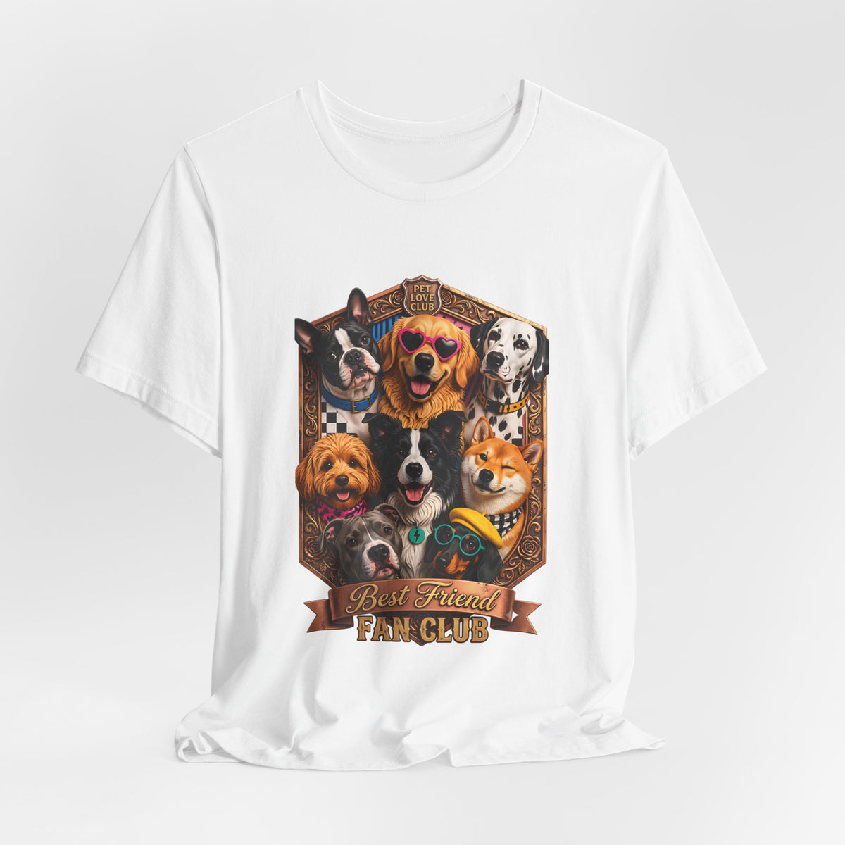 Dog Lover T‑Shirt - "Best Friends Fan Club" Graphic Tee