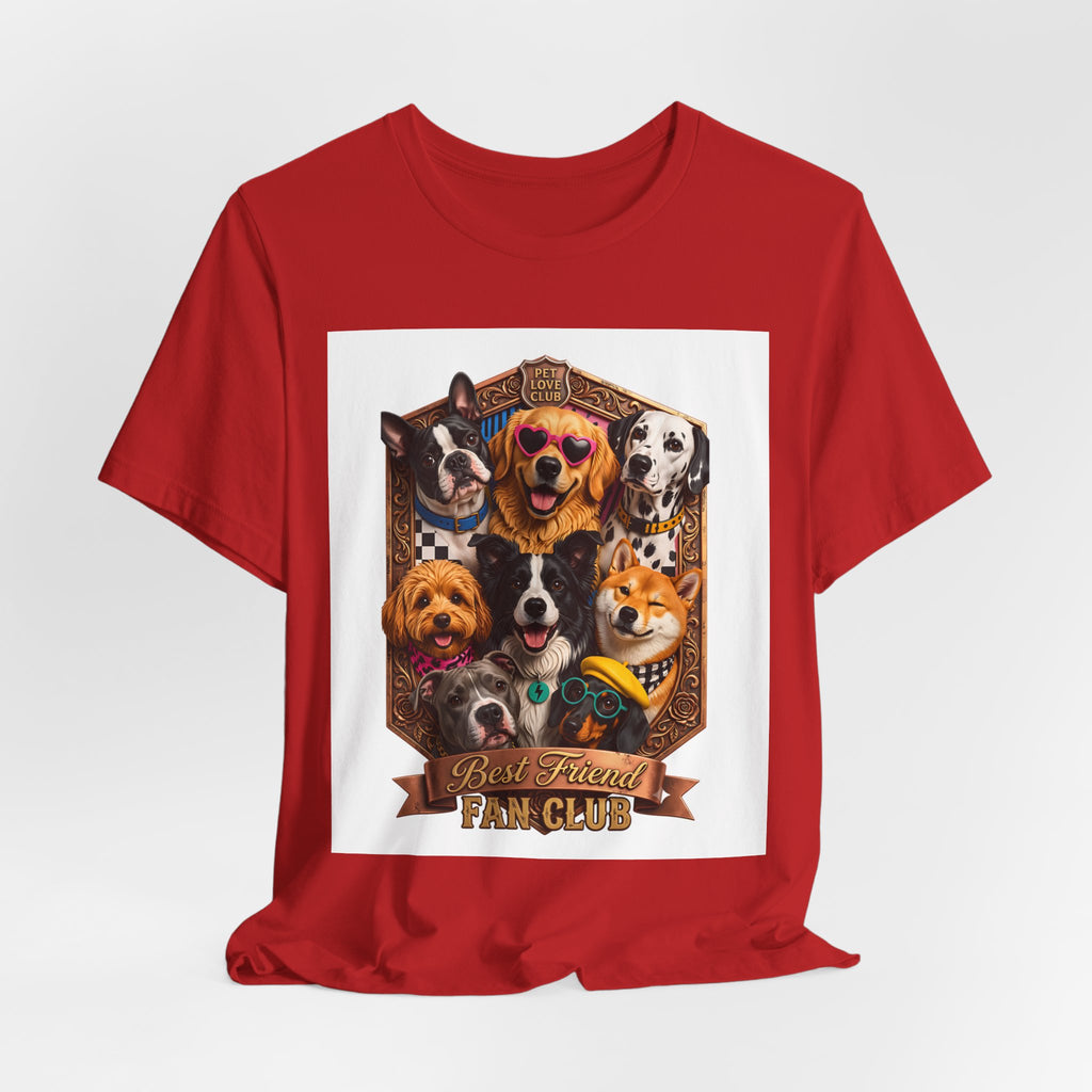 Dog Lover T‑Shirt - "Best Friends Fan Club" Graphic Tee