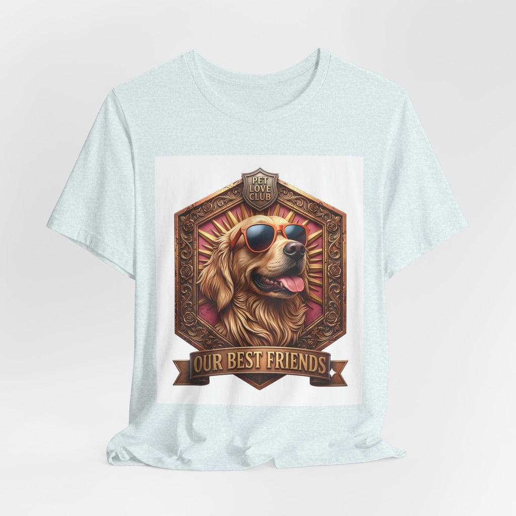 Dog T-Shirt — 'Our Best Friends' Golden Retriever Graphic Tee