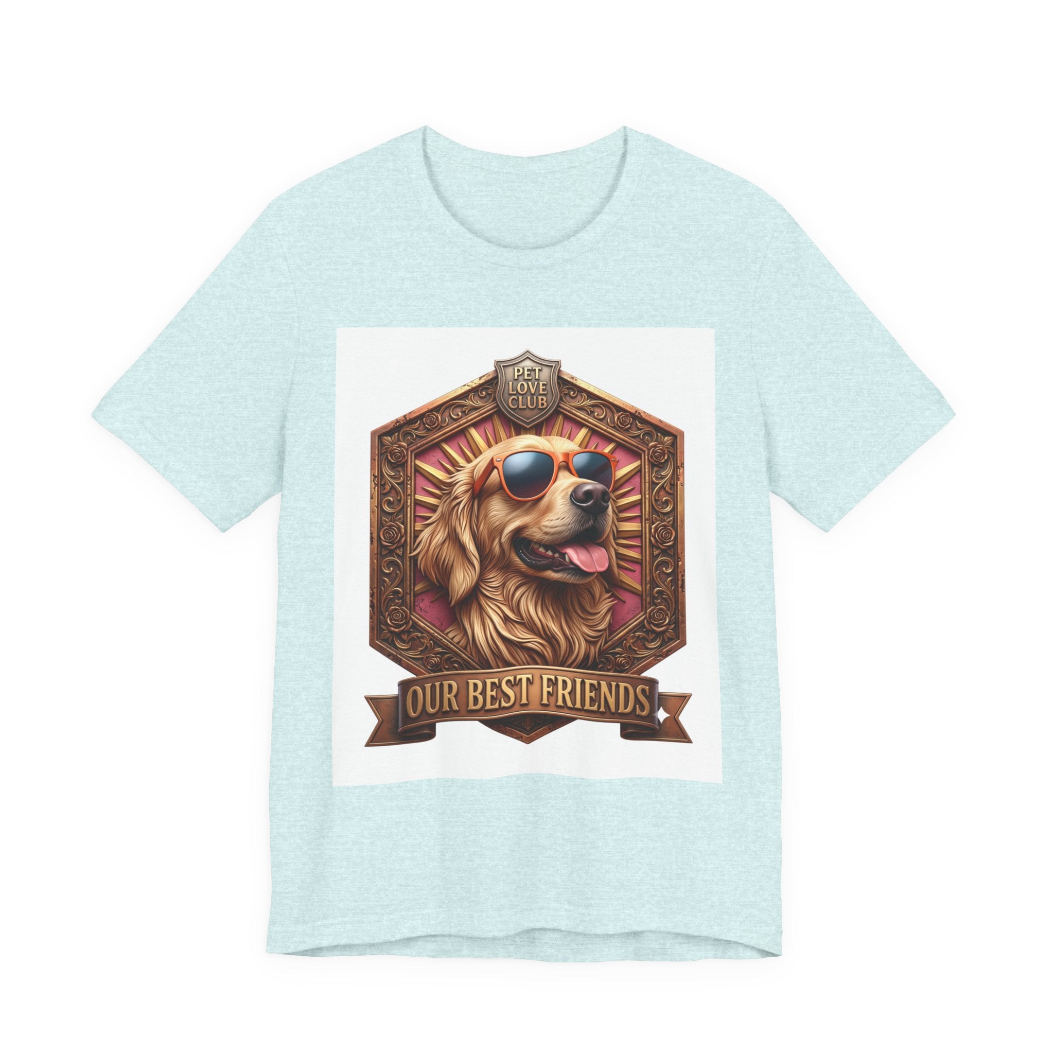 Dog T-Shirt — 'Our Best Friends' Golden Retriever Graphic Tee