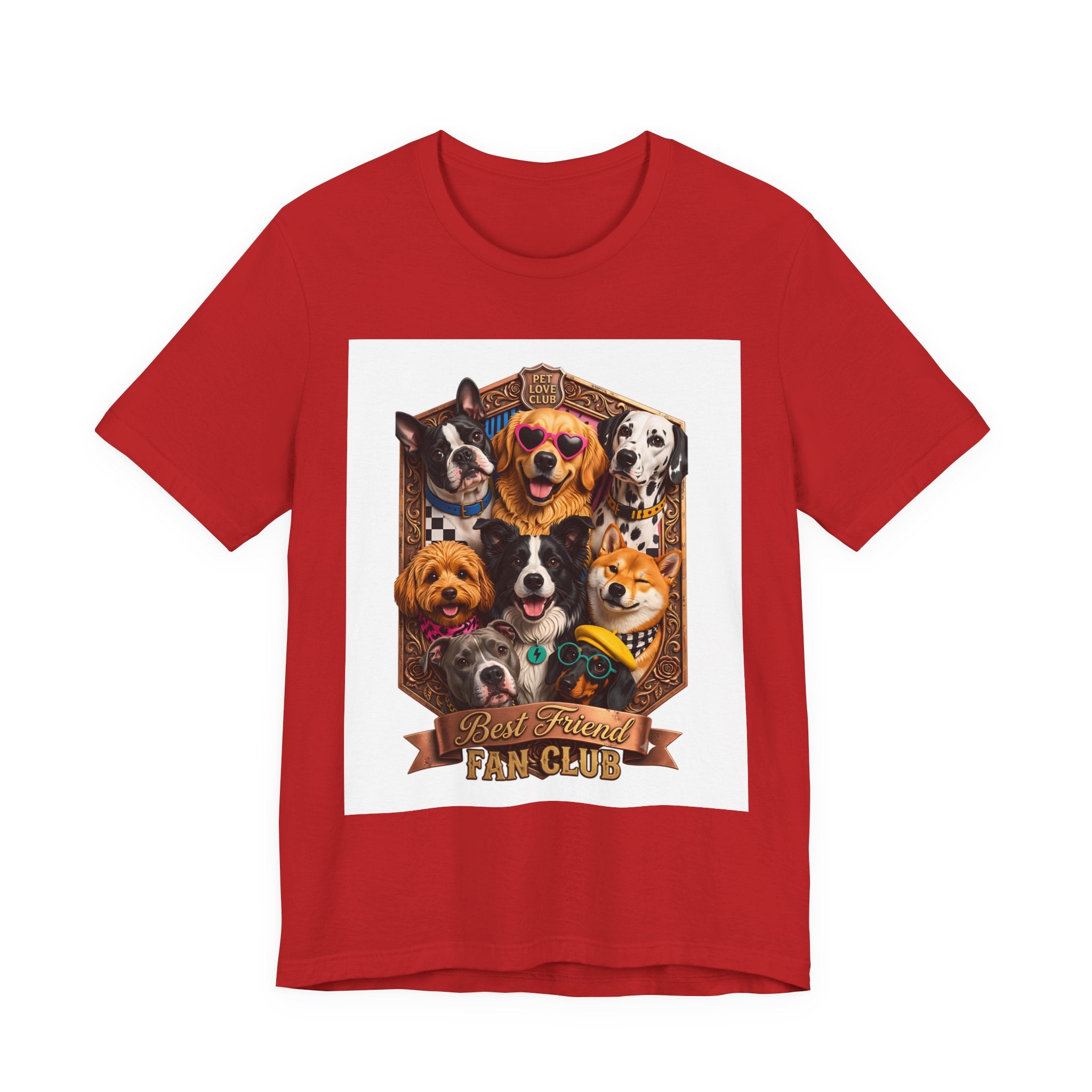 Dog Lover T‑Shirt - "Best Friends Fan Club" Graphic Tee