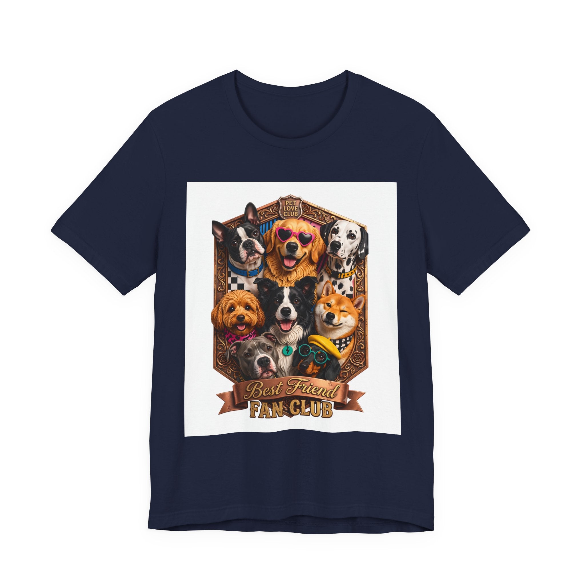 Dog Lover T‑Shirt - "Best Friends Fan Club" Graphic Tee
