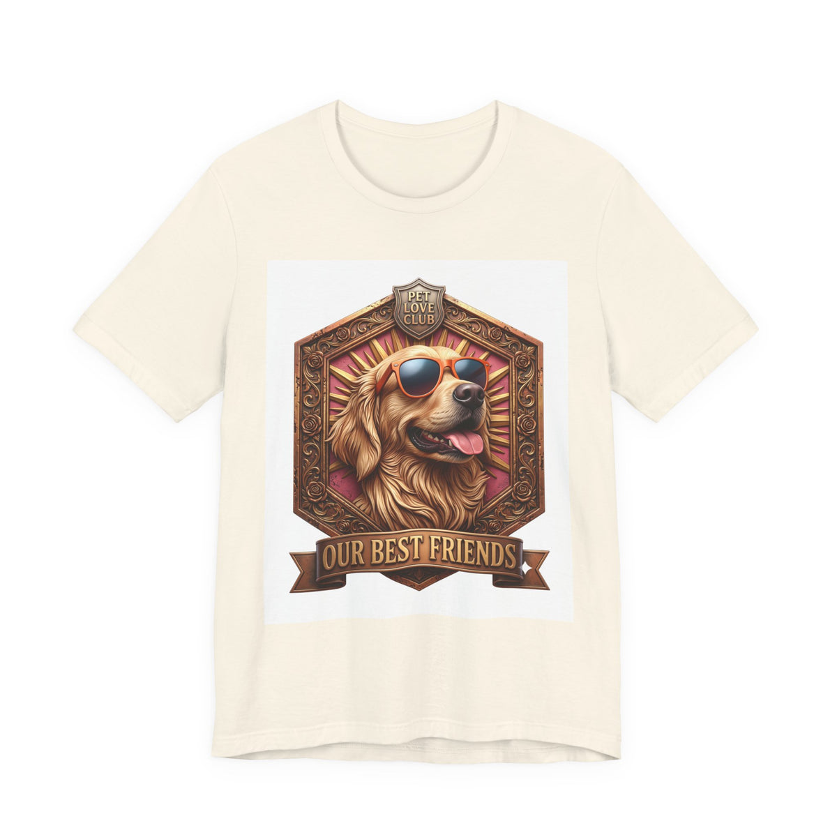 Dog T-Shirt — 'Our Best Friends' Golden Retriever Graphic Tee