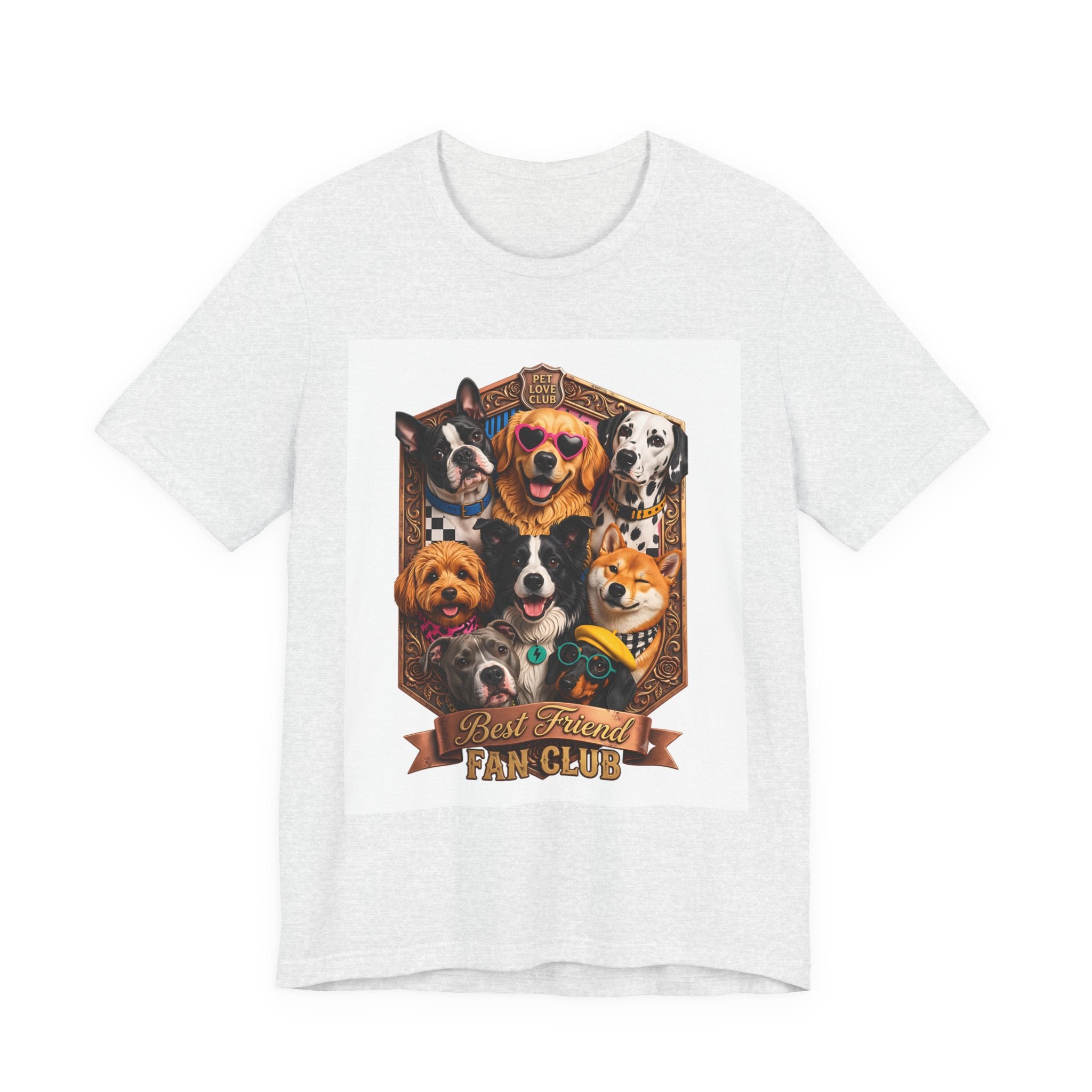Dog Lover T‑Shirt - "Best Friends Fan Club" Graphic Tee
