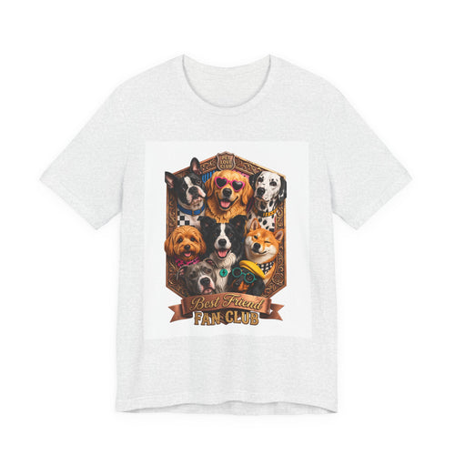 Dog Lover T‑Shirt - "Best Friends Fan Club" Graphic Tee