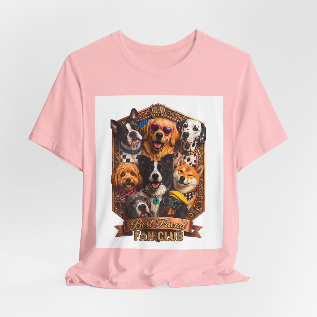 Dog Lover T‑Shirt - "Best Friends Fan Club" Graphic Tee