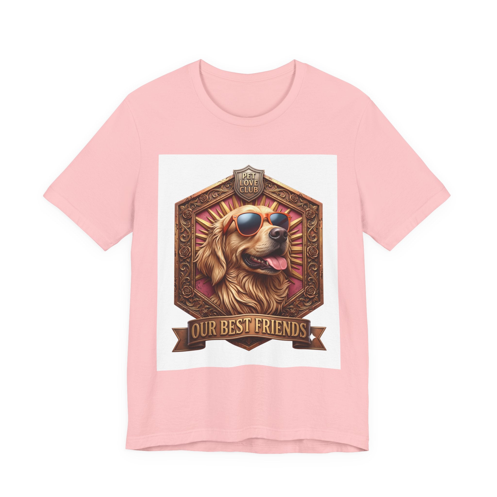Dog T-Shirt — 'Our Best Friends' Golden Retriever Graphic Tee