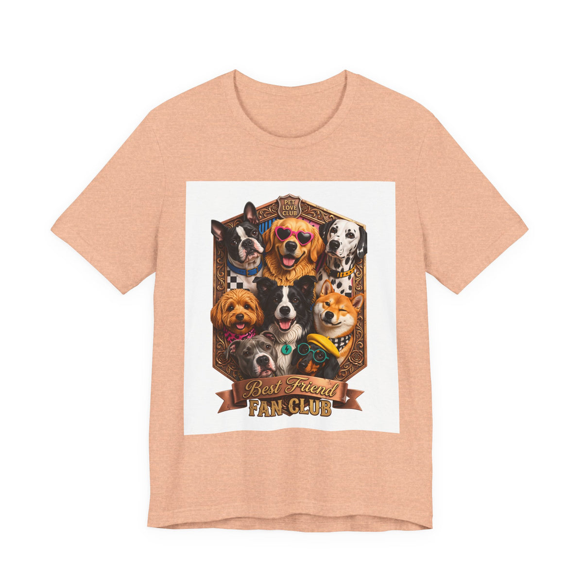 Dog Lover T‑Shirt - "Best Friends Fan Club" Graphic Tee