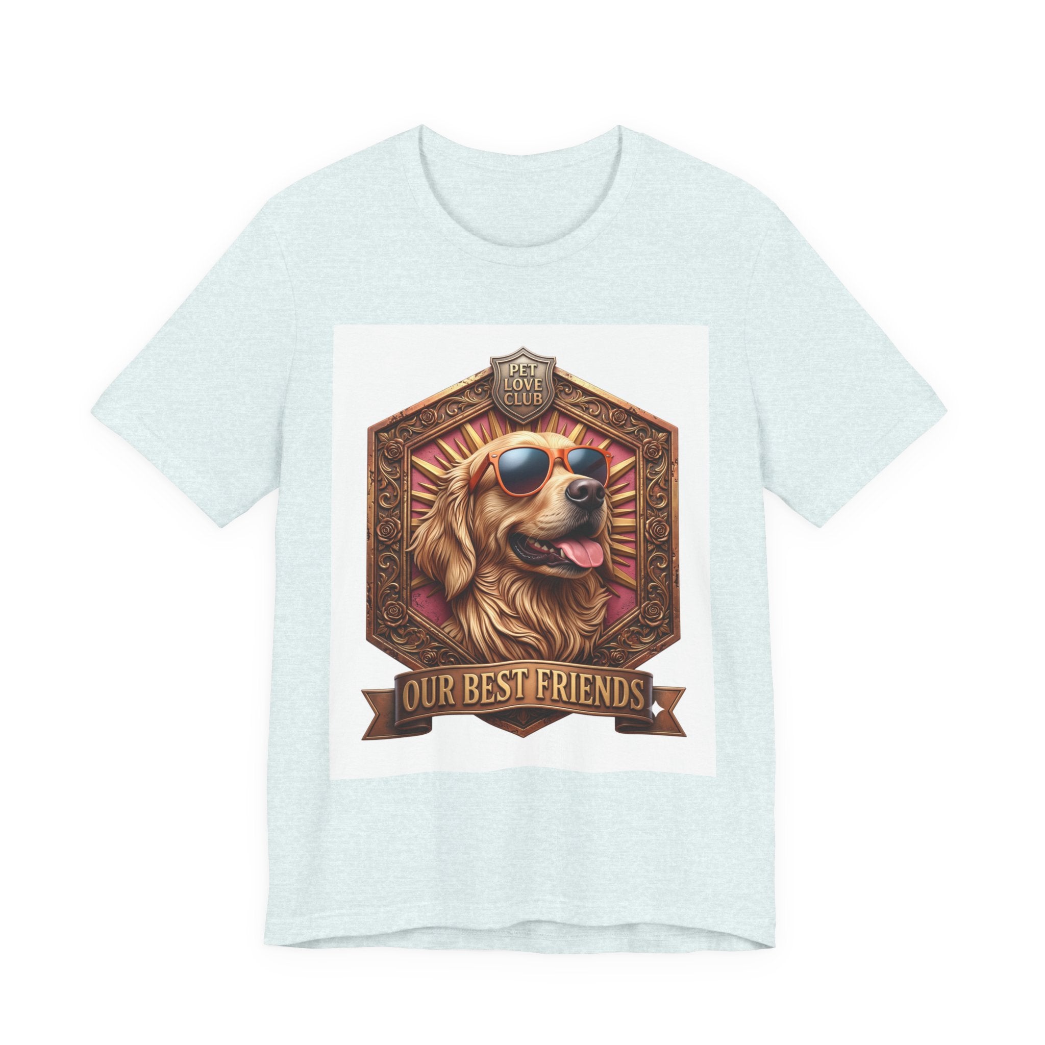 Dog T-Shirt — 'Our Best Friends' Golden Retriever Graphic Tee