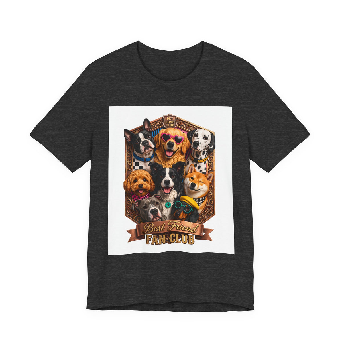 Dog Lover T‑Shirt - "Best Friends Fan Club" Graphic Tee